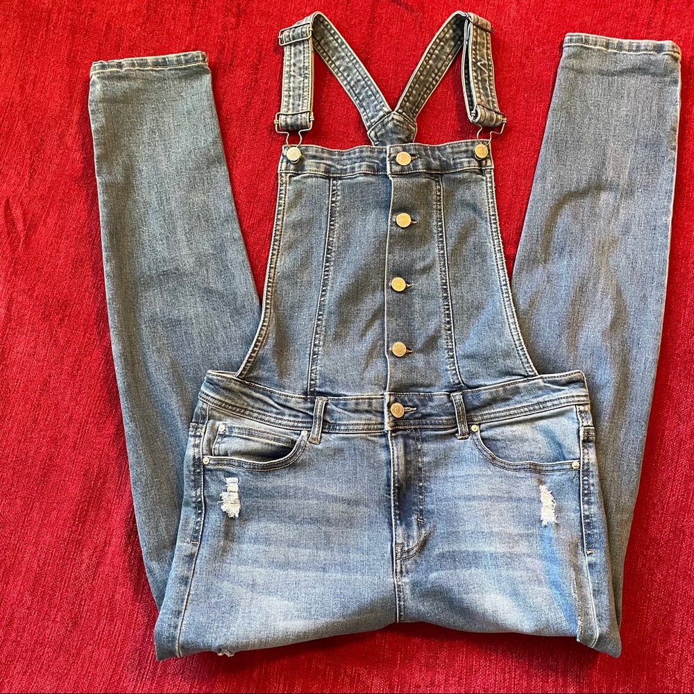 Sky and Sparrow Denim Sparrows Size 13 Medium Blue Distressed